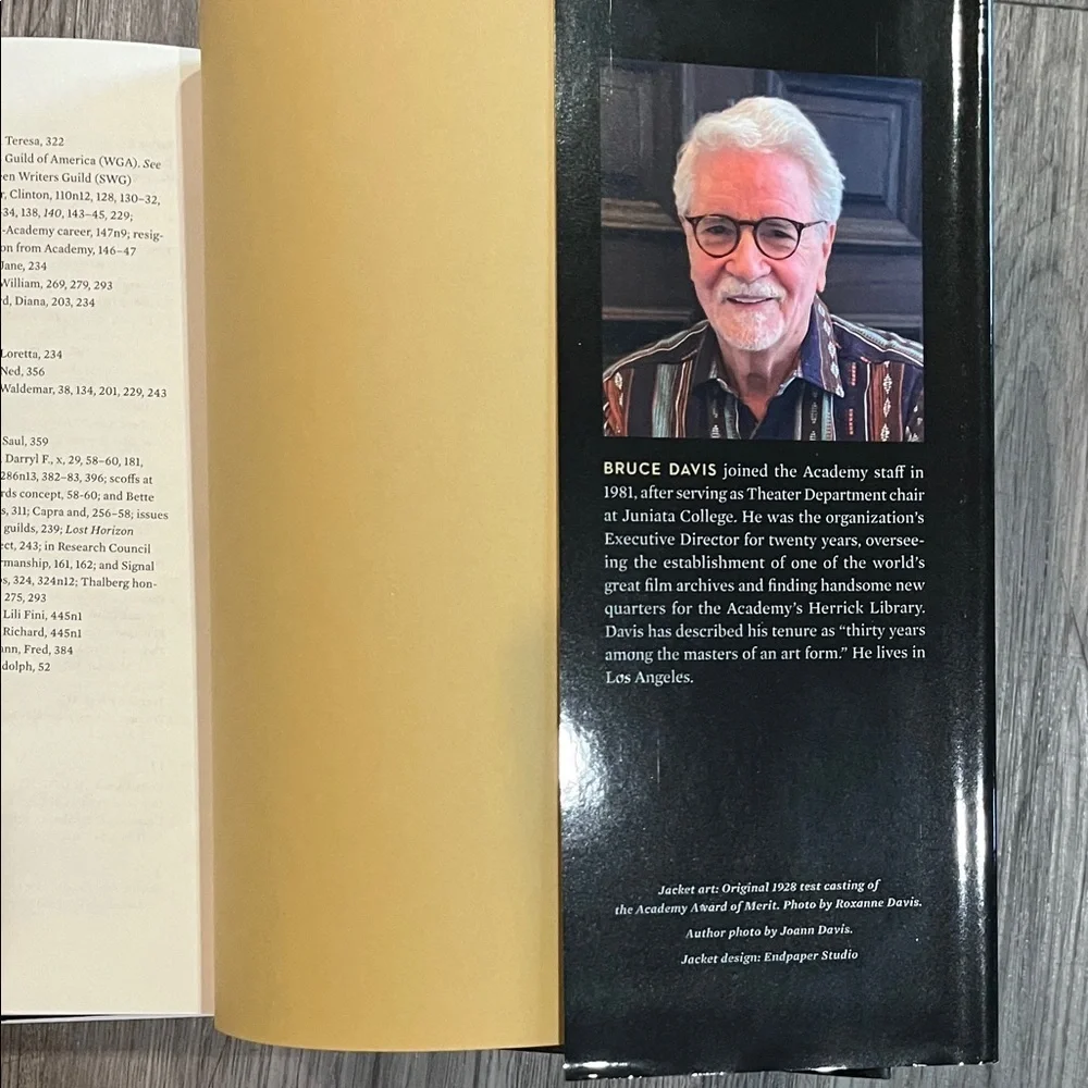 Black Hardcover Book - The Academy and the Award